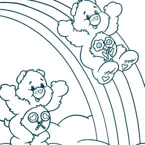 Раскраска Радуга Раскраска Радуга