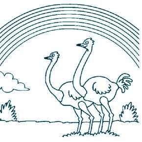 Раскраска Радуга Раскраска Радуга