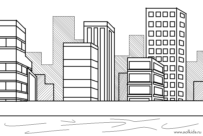 Легкие города 4 буквы. Эскиз современного города. Раскраска "город". Современный город рисунок. Здание рисунок.
