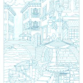 Раскраска Город Раскраска Город