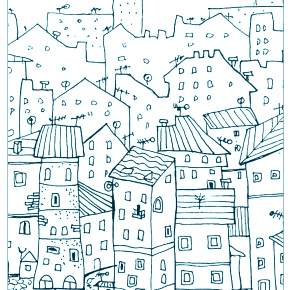 Раскраска Город Раскраска Город