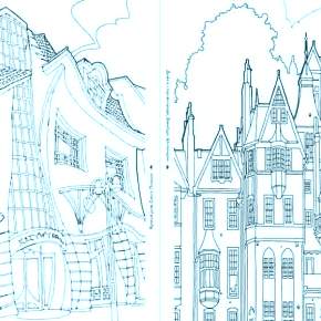 Раскраска Город Раскраска Город