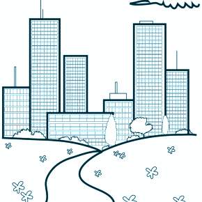 Раскраска Город Раскраска Город