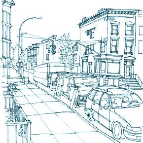 Раскраска Город Раскраска Город