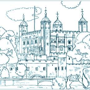 Раскраска Город Раскраска Город