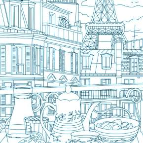 Раскраска Город Раскраска Город