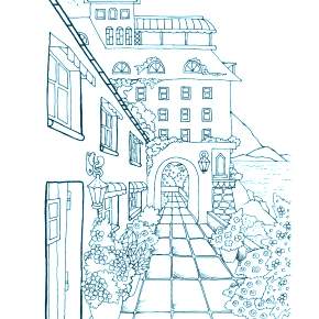 Раскраска Город Раскраска Город