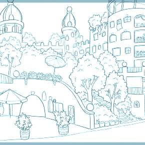Раскраска Город Раскраска Город