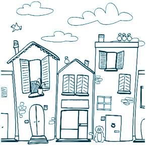 Раскраска Город Раскраска Город