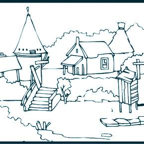 Раскраска Город Раскраска Город