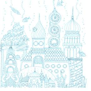 Раскраска Город Раскраска Город
