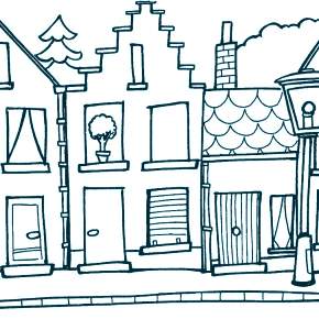 Раскраска Город Раскраска Город