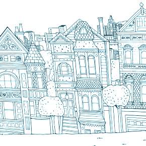 Раскраска Город Раскраска Город