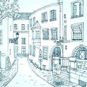 Раскраска Город Раскраска Город