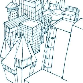 Раскраска Город Раскраска Город