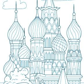 Раскраска Город Раскраска Город