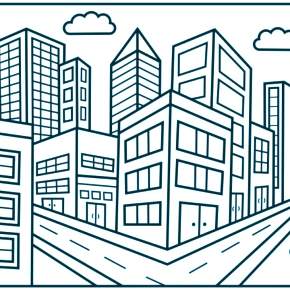 Раскраска Город Раскраска Город