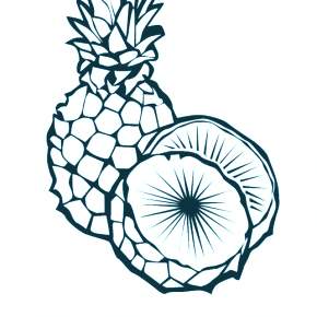 Раскраска Фрукты