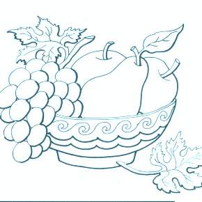 Раскраска Фрукты