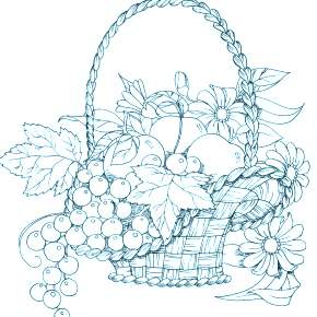 Раскраска Фрукты