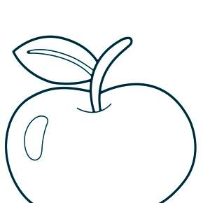 Раскраска Фрукты