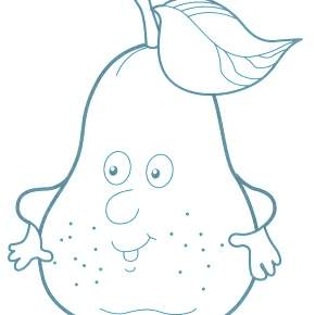 Раскраска Фрукты