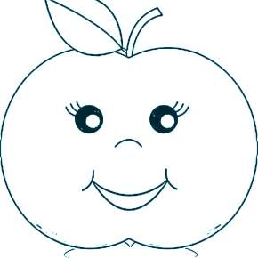 Раскраска Фрукты