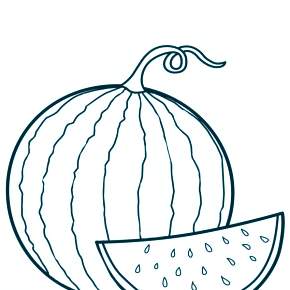 Раскраска Фрукты