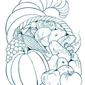 Раскраска Фрукты