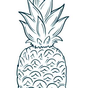 Раскраска Фрукты