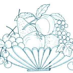 Раскраска Фрукты