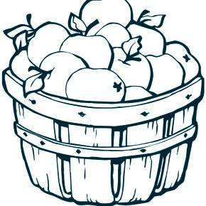 Раскраска Фрукты