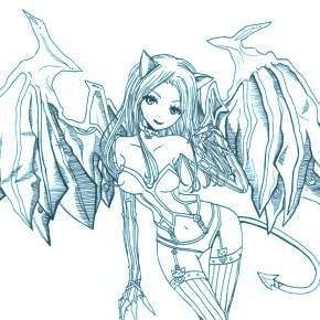 Раскраска Аниме