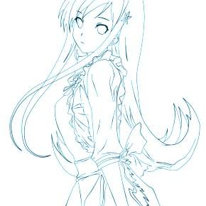 Раскраска Аниме