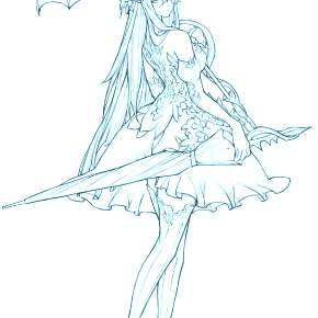 Раскраска Аниме