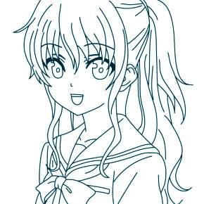 Раскраска Аниме