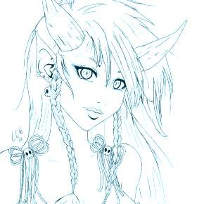 Раскраска Аниме