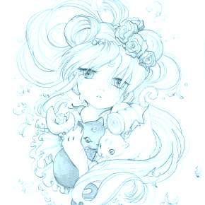 Раскраска Аниме