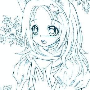 Раскраска Аниме