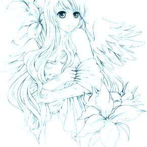 Раскраска Аниме