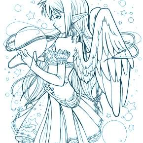 Раскраска Аниме