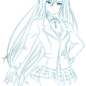 Раскраска Аниме