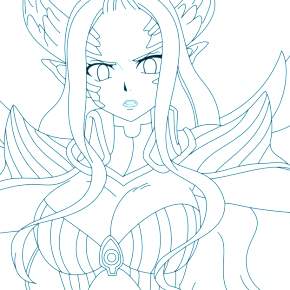 Раскраска Аниме