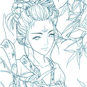 Раскраска Аниме