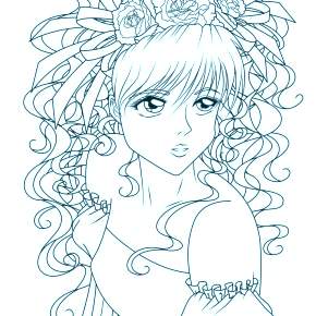 Раскраска Аниме