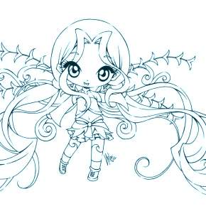 Раскраска Аниме