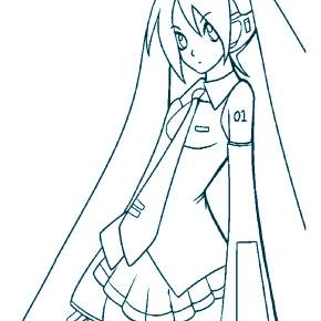 Раскраска Аниме