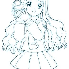 Раскраска Аниме