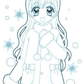 Раскраска Аниме