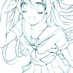 Раскраска Аниме